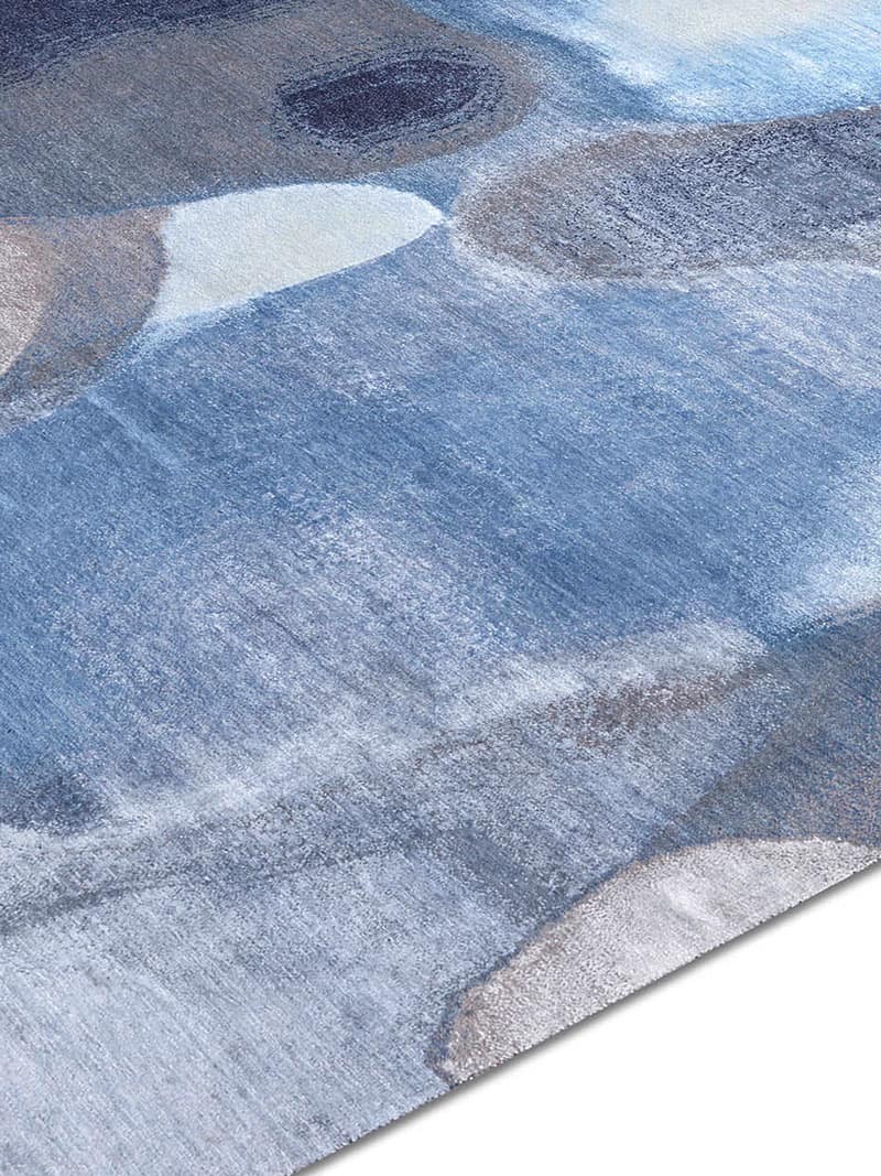 Tappeto Lusso Blu/Grigio