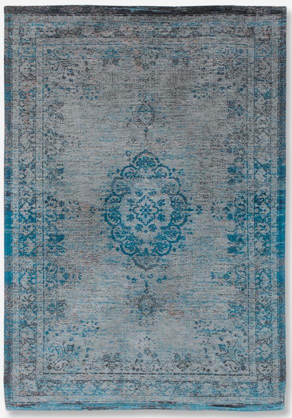 Tappeto Stile Vintage Grigio Turchese 8255