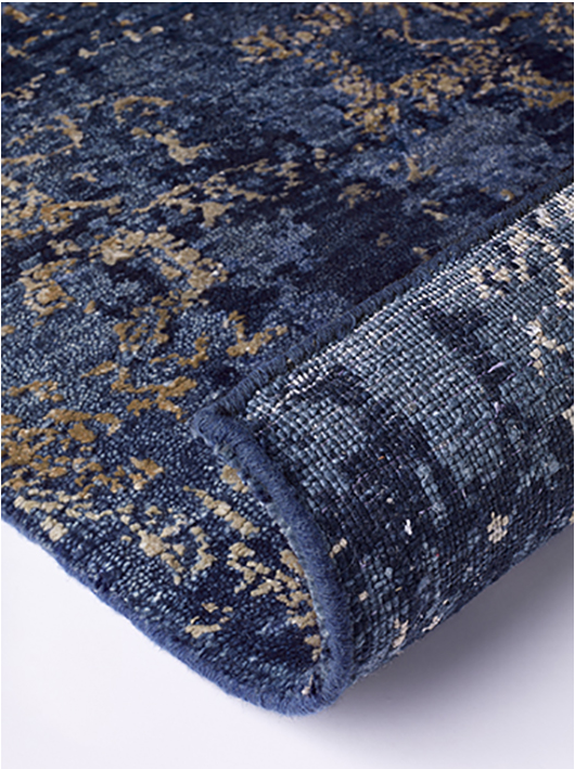 Tappeto Astratto Blu/Oro | Misura: 200 x 300 cm