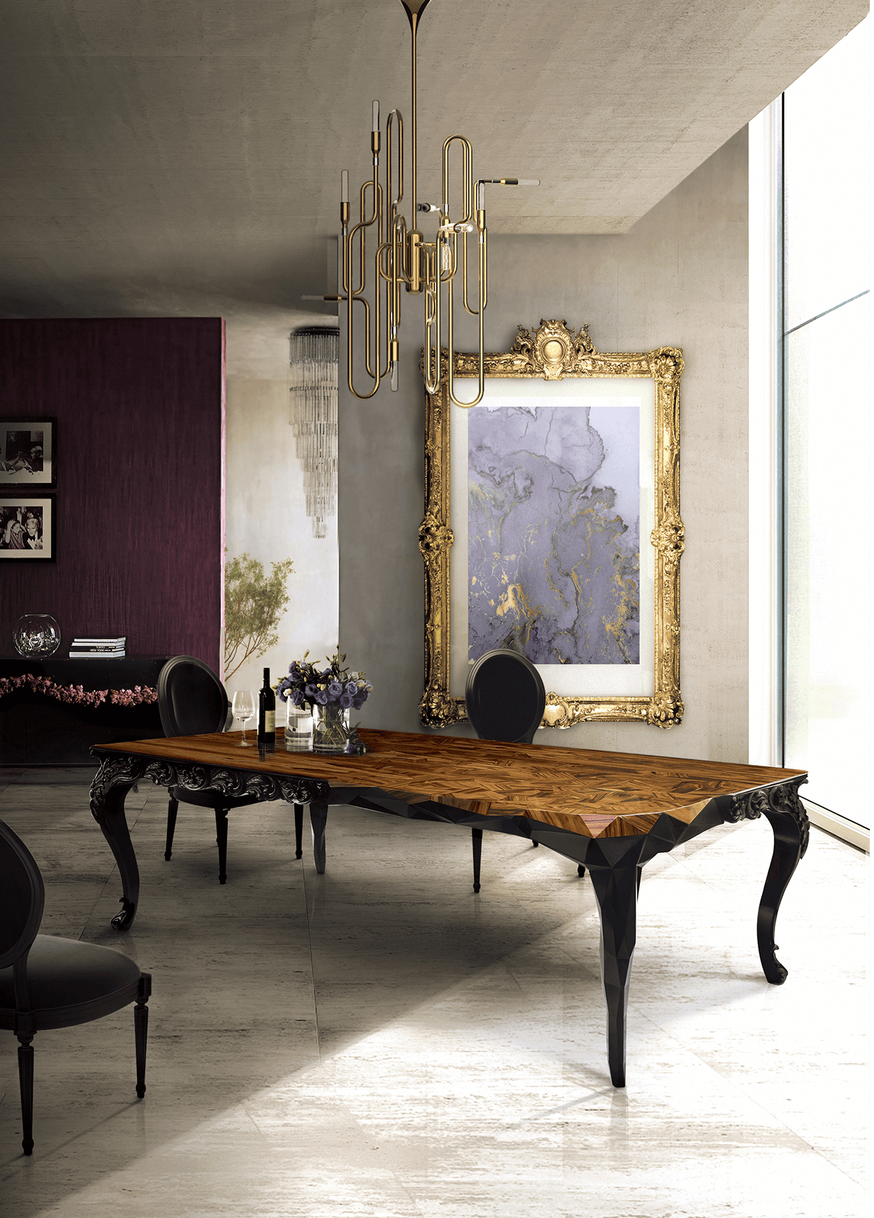 Tavolo da Pranzo di Lusso Regal