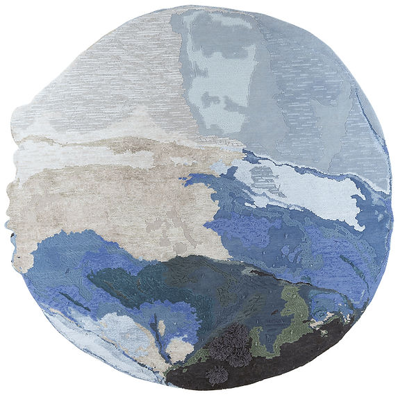Tappeto Annodato Blu