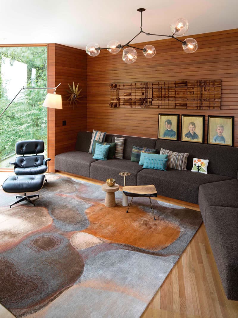 Tappeto Lusso Rame/Malva | Misura: 122 × 183 cm