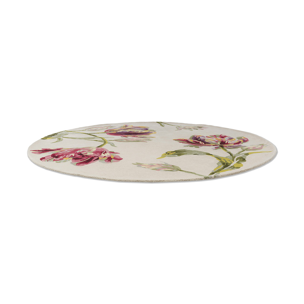 Tappeto Rotondo Gosford-Mirtillo Rosso