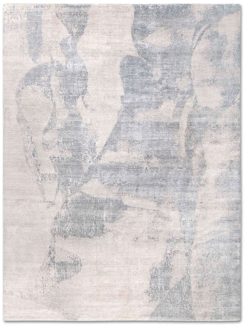 Tappeto Annodato Grigio/Beige | Misura: 365 × 457 cm