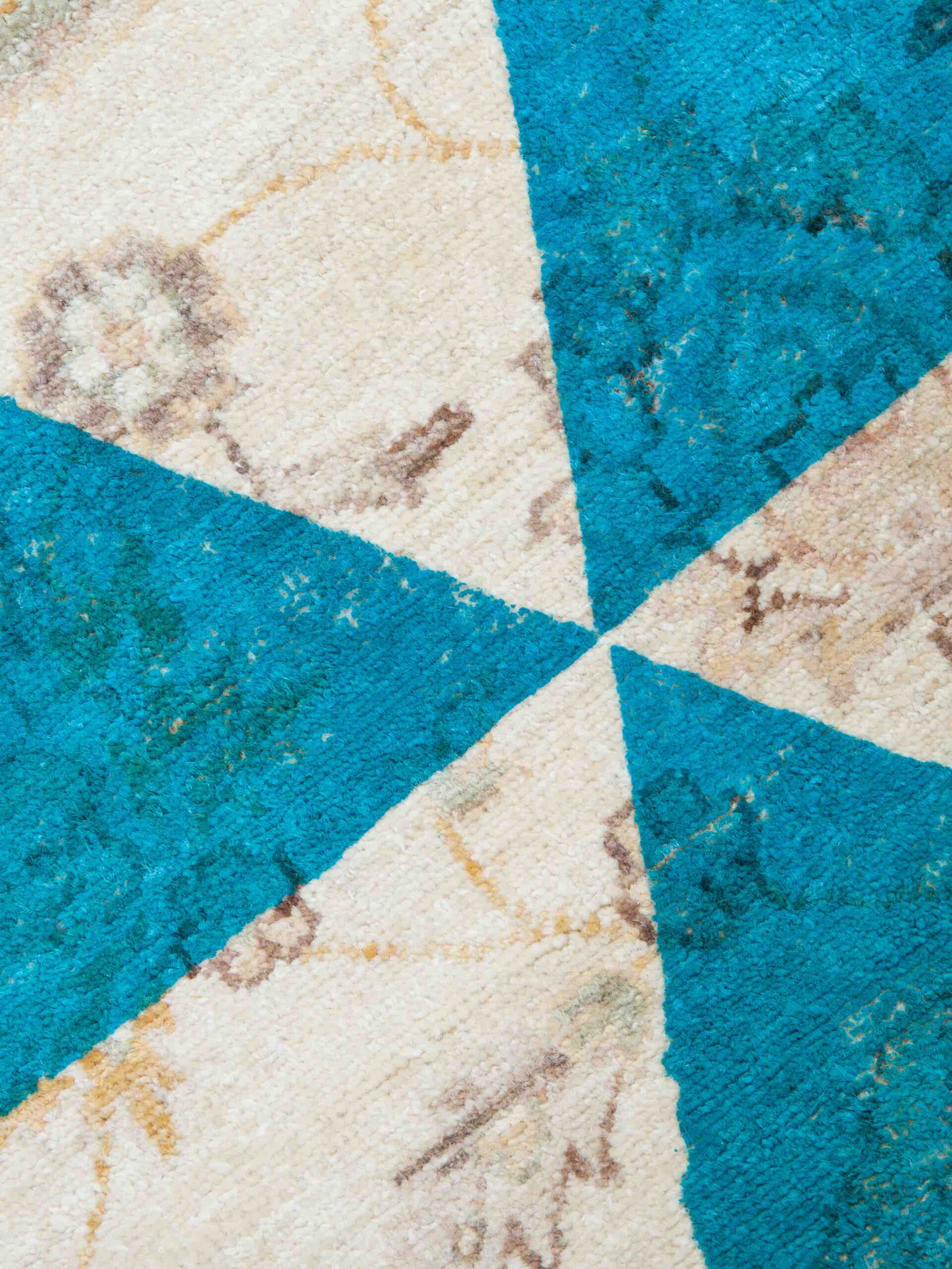 Tappeto Double Layer Blu