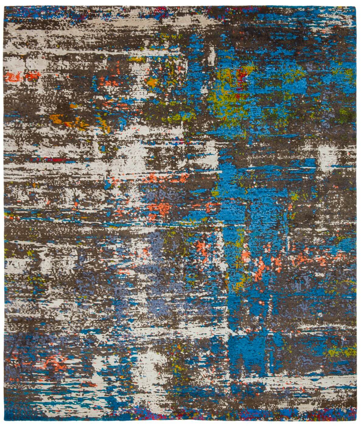 Tappeto Artwork 18 Multicolore Blu