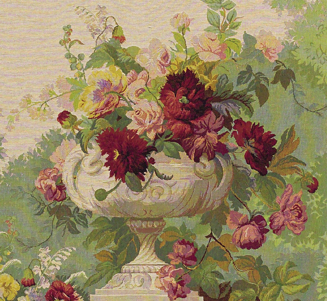 Arazzo Drappeggio Fiorito | Misura: 150 × 200 cm