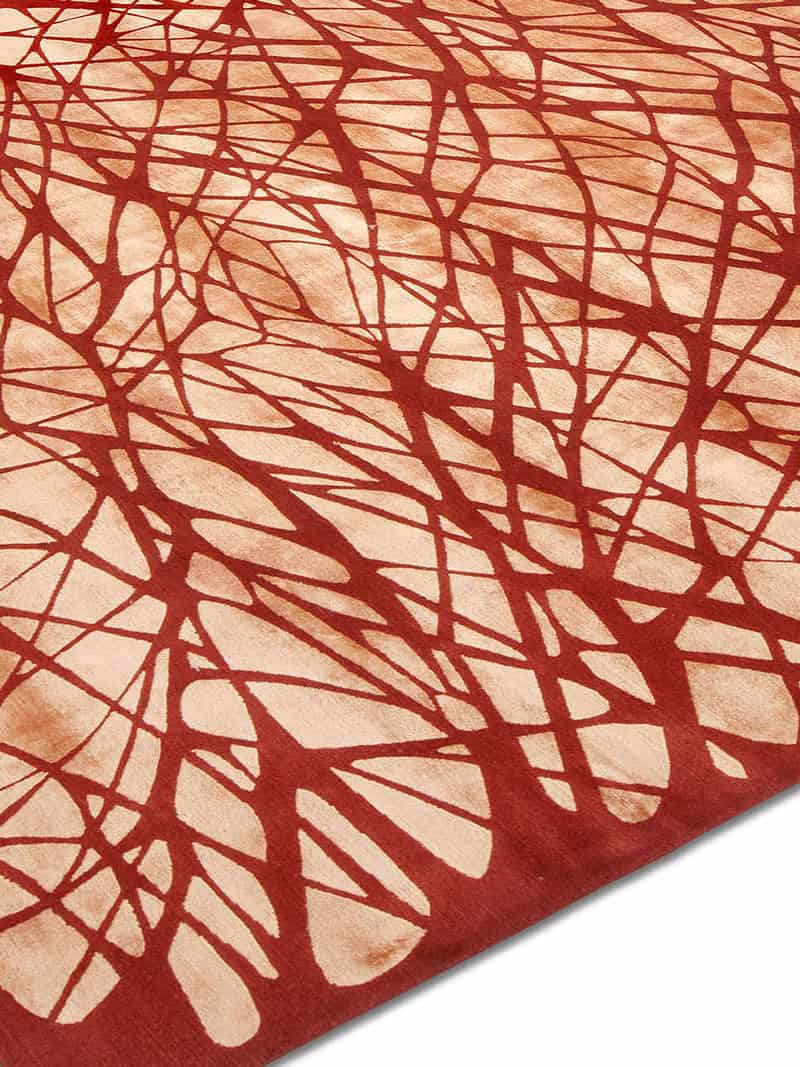 Tappeto Annodato Dresden Arancio | Misura: 300 × 400 cm