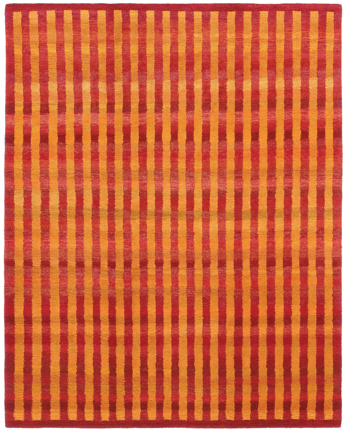 Tappeto Gama Vertical Stripes Arancione