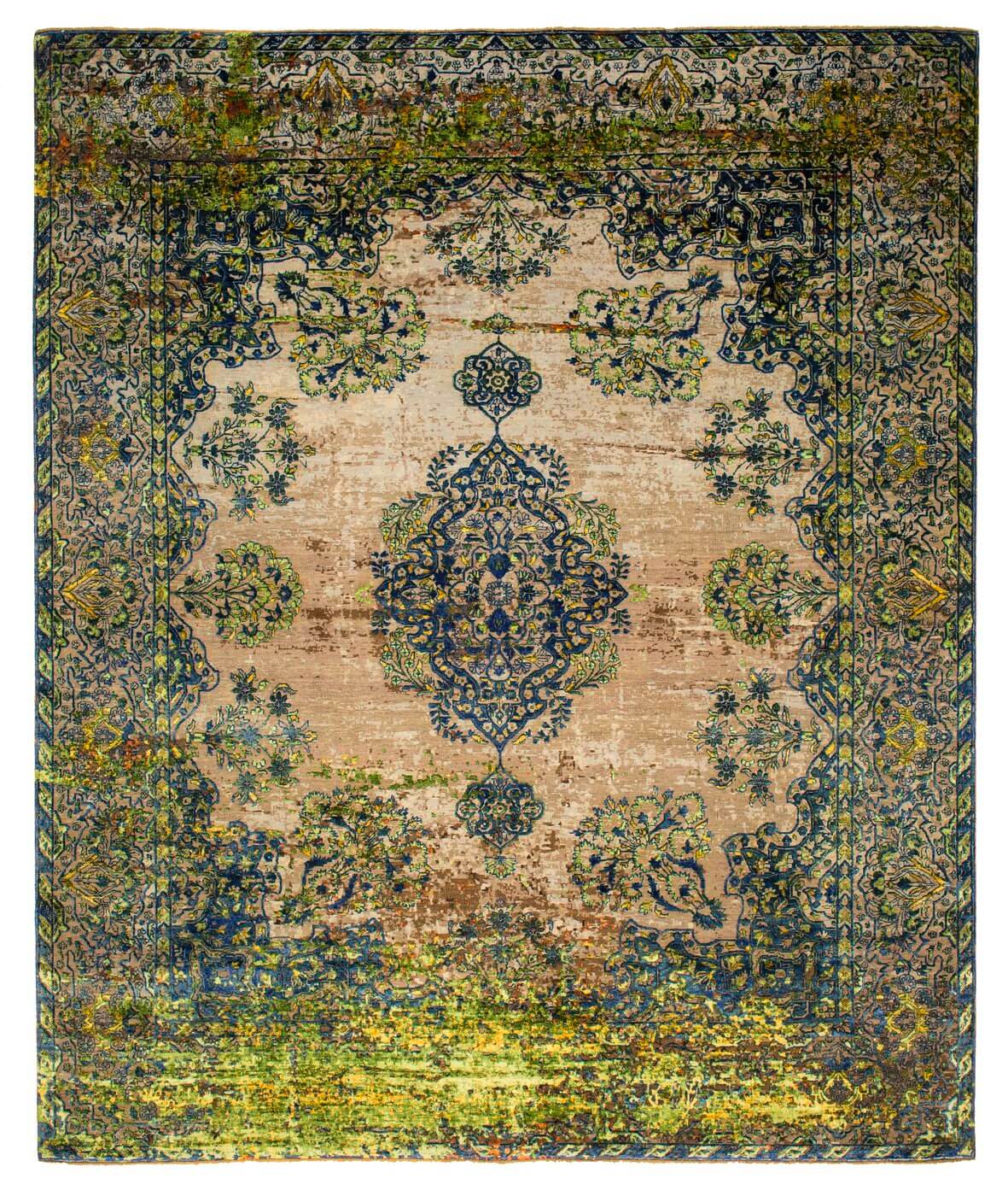 Tappeto Kirman Robson Artwork 19 Verde