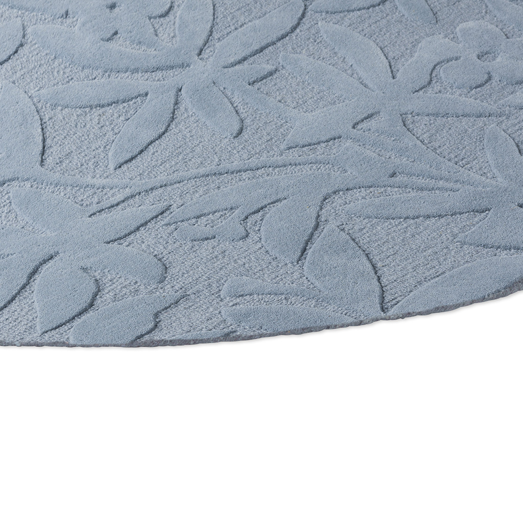 Tappeto Rotondo Cleavers-Spray Marino