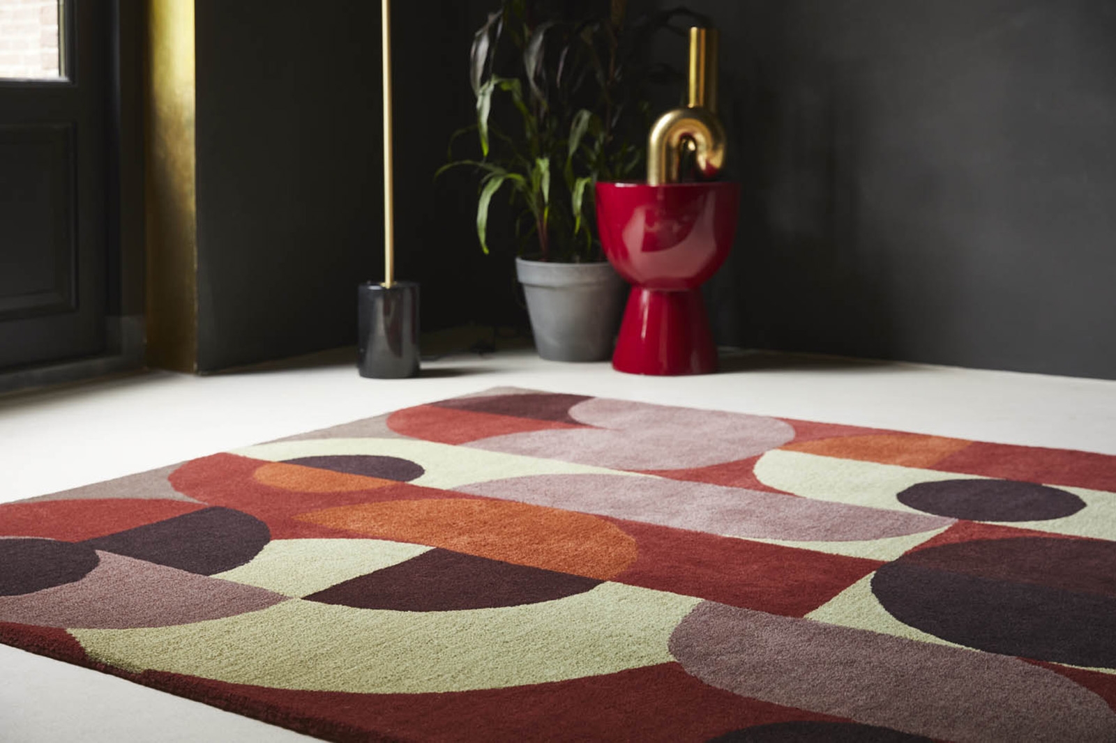 Tappeto Decor Cosmo Rosso Verde Chiaro 95203