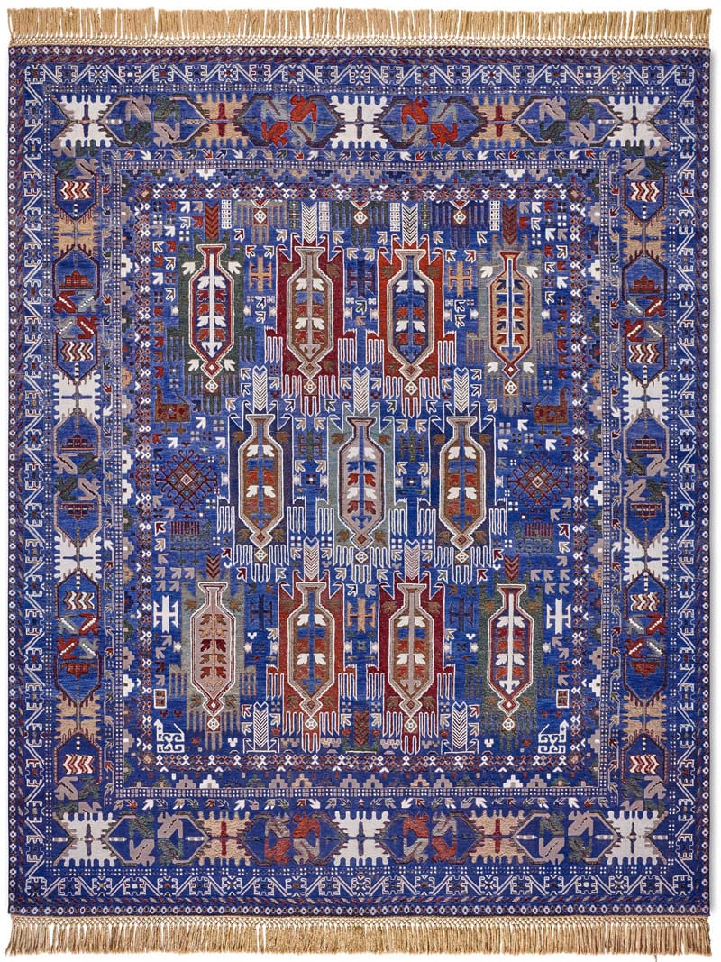 Tappeto Balouch Blu | Misura: 365 × 457 cm