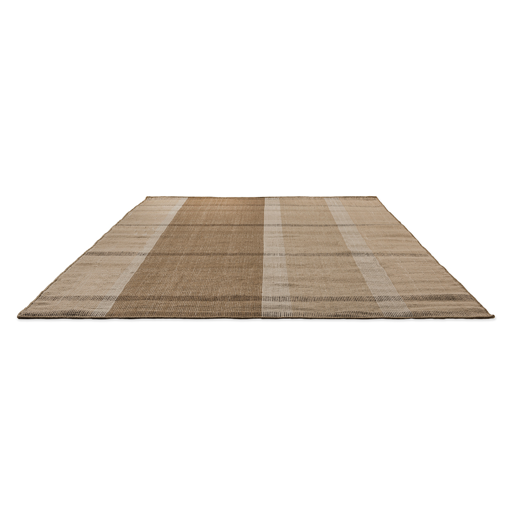 Tappeto Zona Blocchi Marrone Chiaro Per Esterni | Misura: 200 × 280 cm