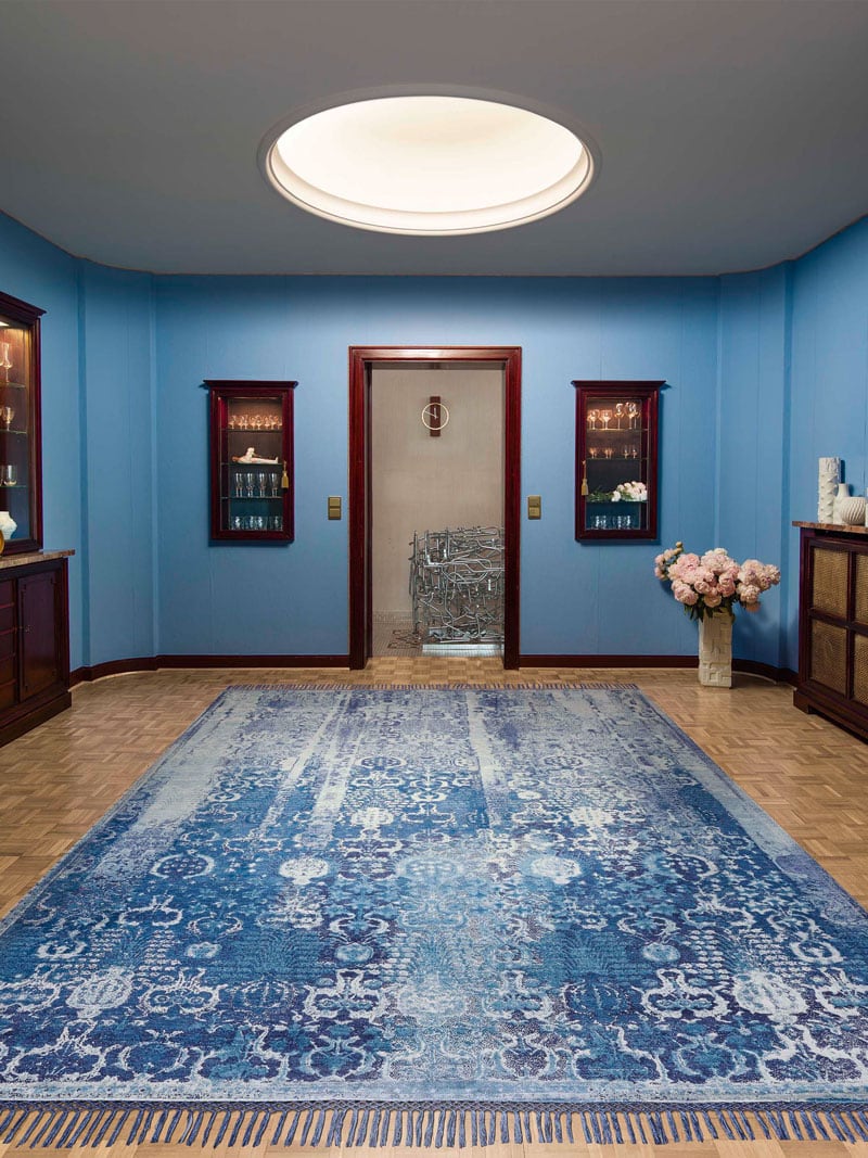Tappeto Annodato Bosco Blu | Misura: 170 × 240 cm