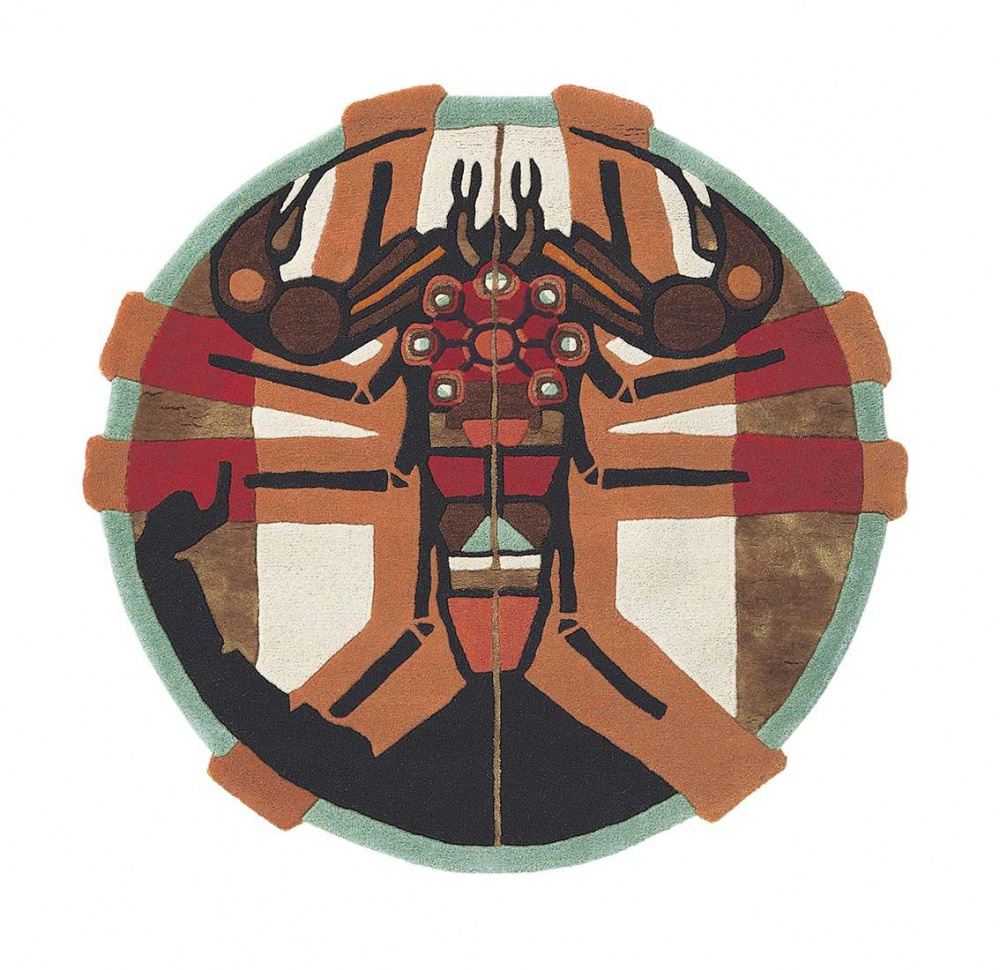 Tappeto Zodiac Scorpione Rotondo 161805 | Misura: Ø 100 cm Tappeto Zodiac Scorpione Rotondo 161805 | Misura: Ø 100 cm