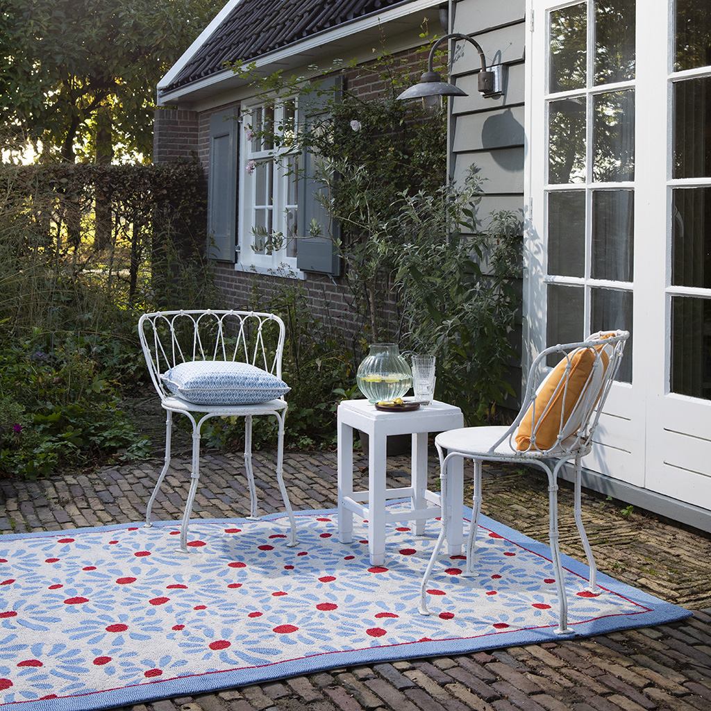 Tappeto da Esterno Azzurro Margherita | Misura: 200 × 280 cm