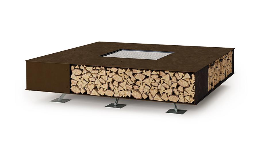 Braciere Toast | Finitura: Marrone vintage | Dimensioni: 160 × 160 cm