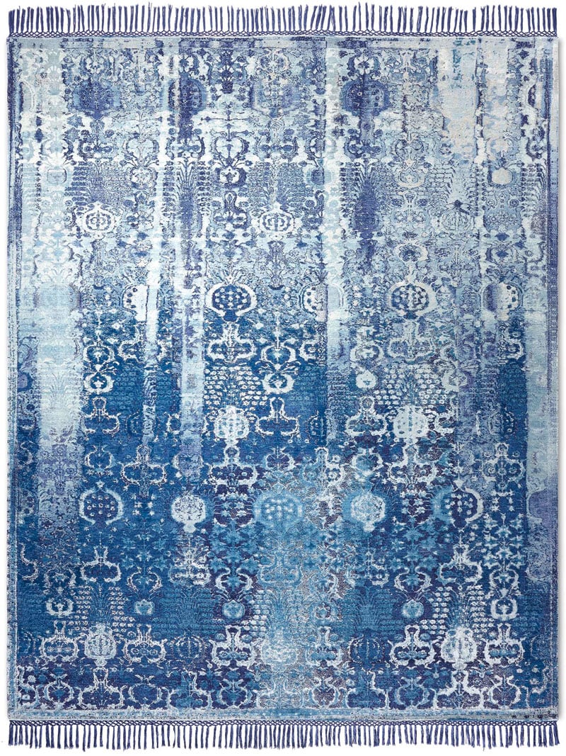 Tappeto Annodato Bosco Blu | Misura: 170 × 240 cm