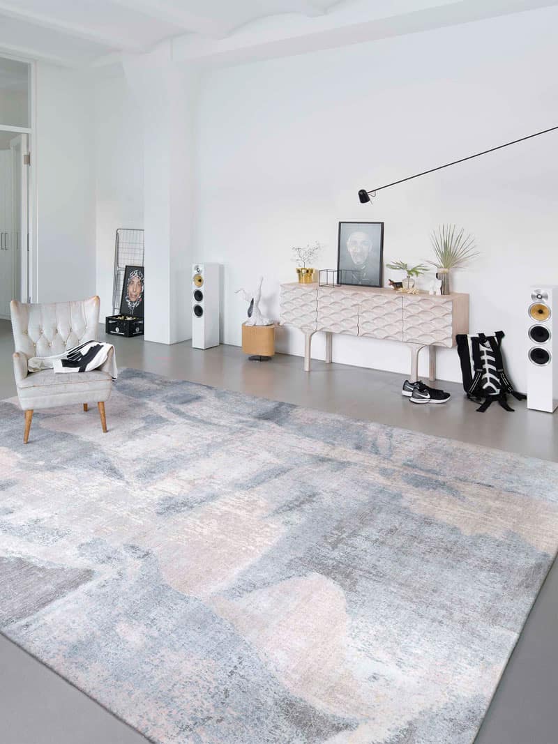 Tappeto Annodato Grigio/Ivory | Misura: 250 × 300 cm
