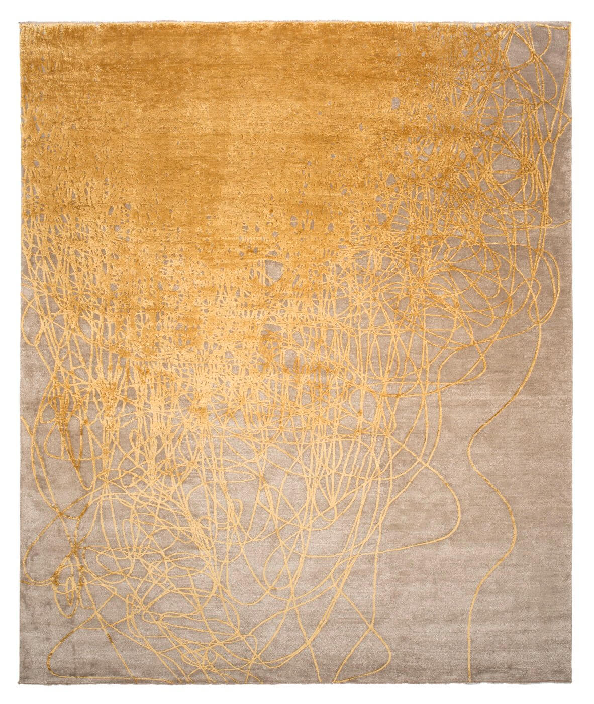 Tappeto Tohuwabohu Giallo Grigio