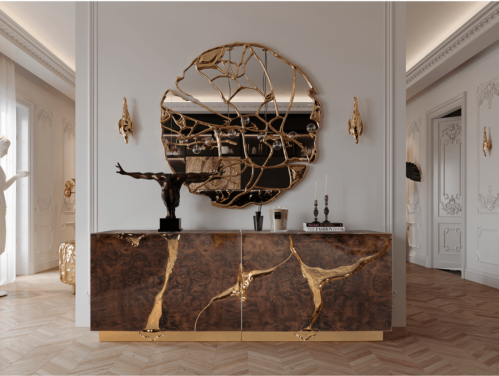 Credenza in Noce Fissure Credenza in Noce Fissure