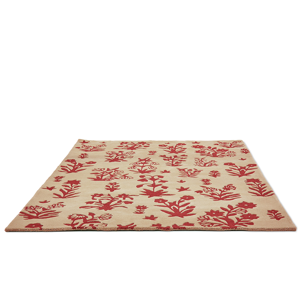 Tappeto Woodland Glade Lino/Ruggine Bruciato
