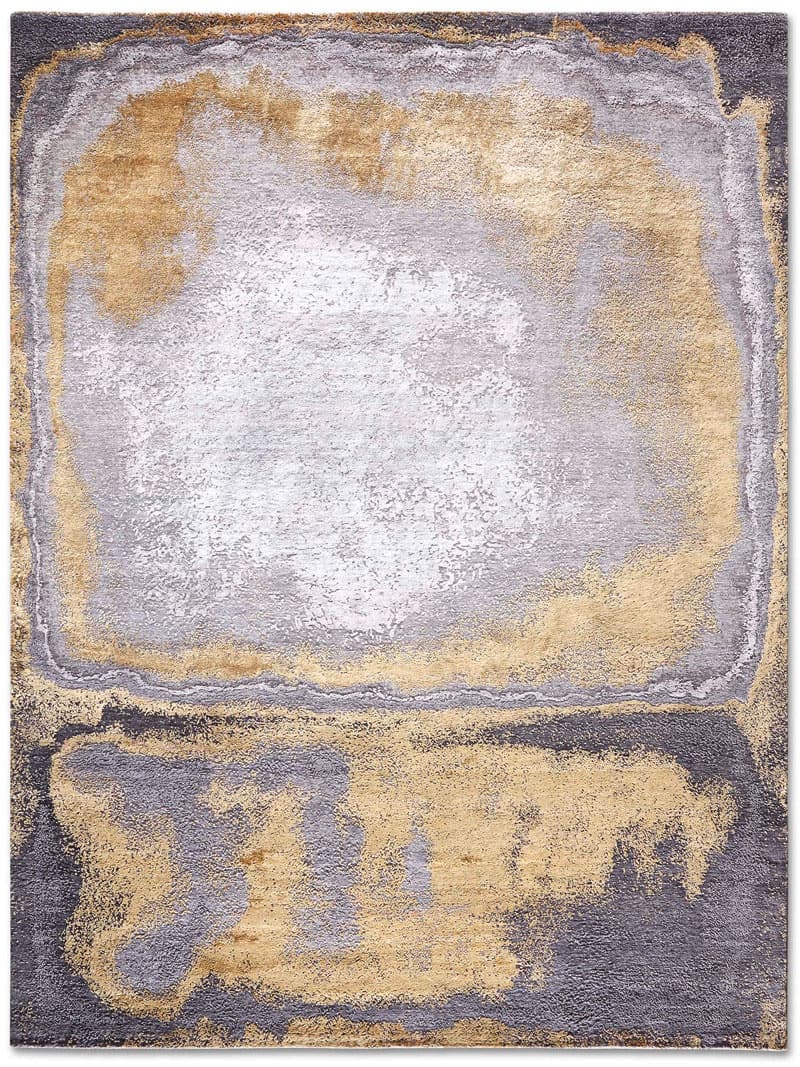 Tappeto Tessuto Oro/Grigio | Misura: 183 × 274 cm