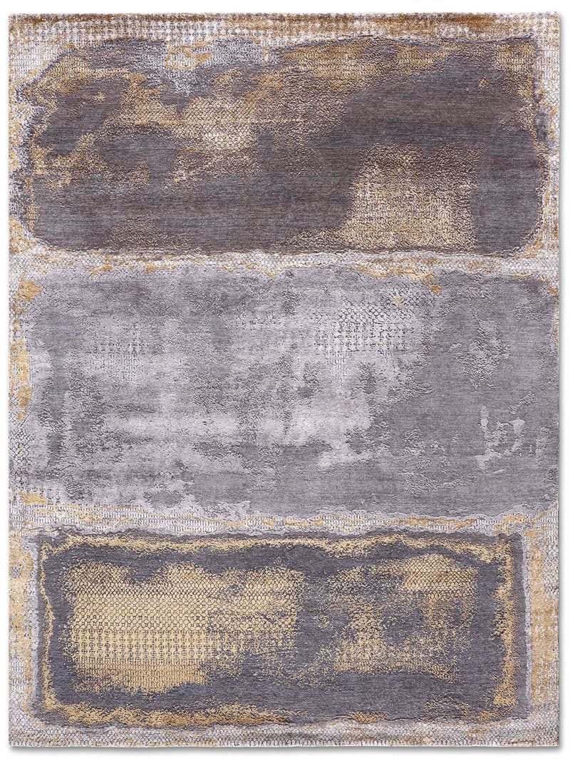 Tappeto Tessuto Oro/Argento | Misura: 122 × 183 cm