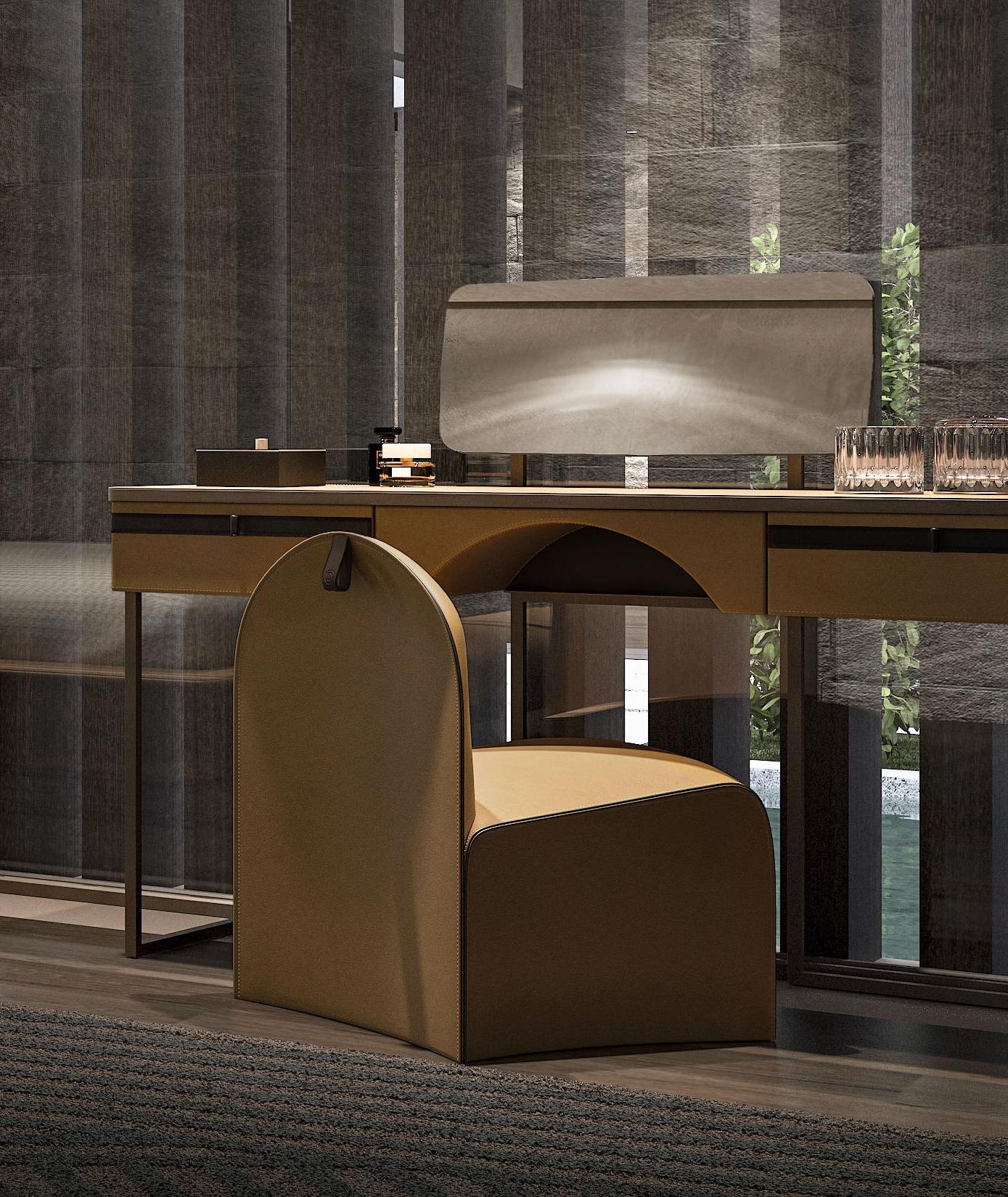 Tavolo Toilette con Pouf Starlight Tavolo Toilette con Pouf Starlight