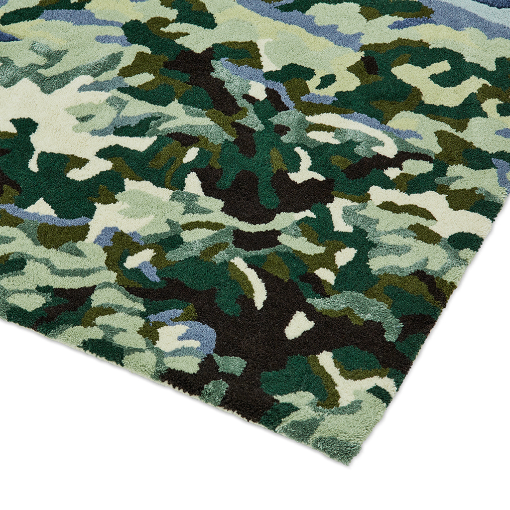 Tappeto Ancient Canopy Verde Foresta
