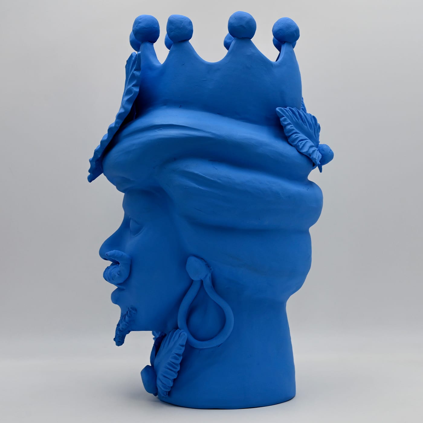 Testa di Moro Blu Scultura Testa di Moro Blu Scultura