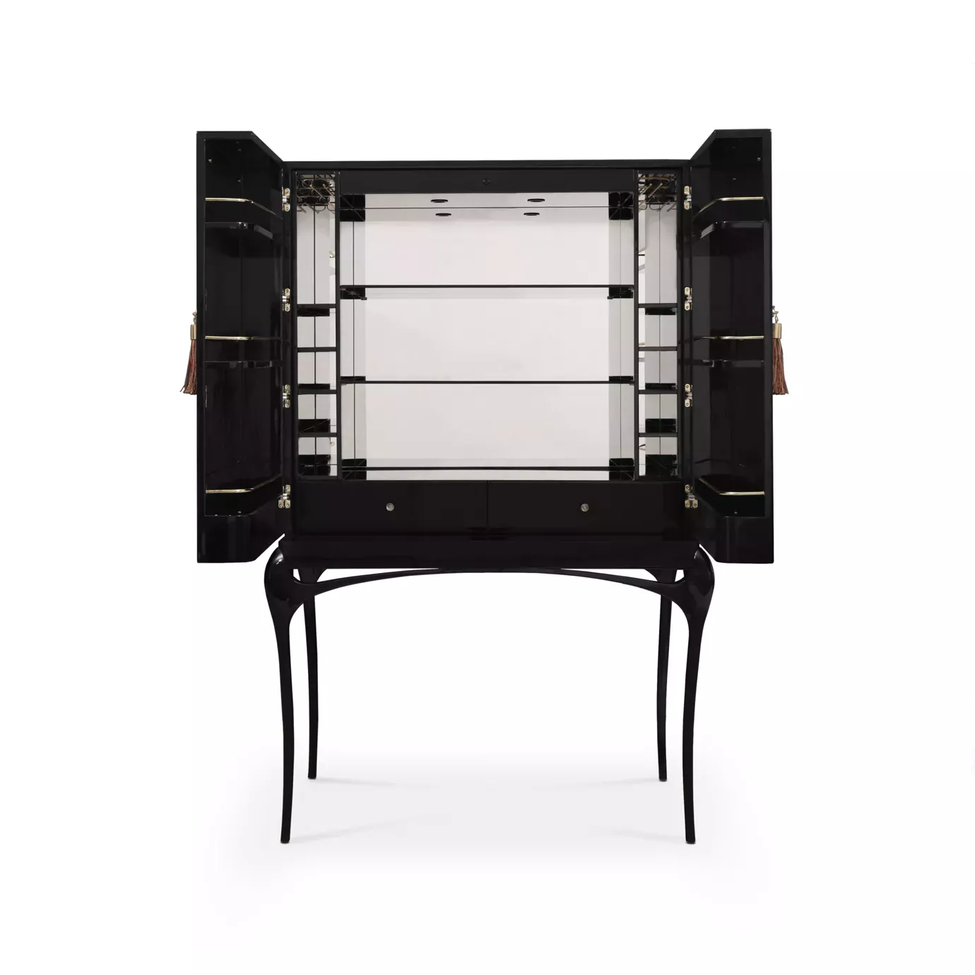 Allure Mobile Bar Piume Dorate