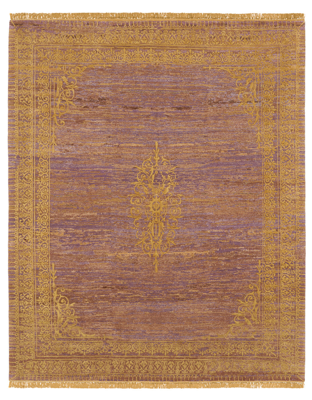 Tappeto Ravenna Radi Little Rocked Viola Beige | Misura: 450 × 550 cm