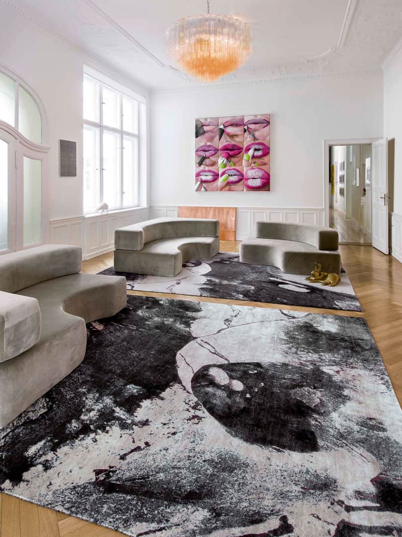 Tappeto Bianco e Nero 2 | Misura: 170 × 240 cm