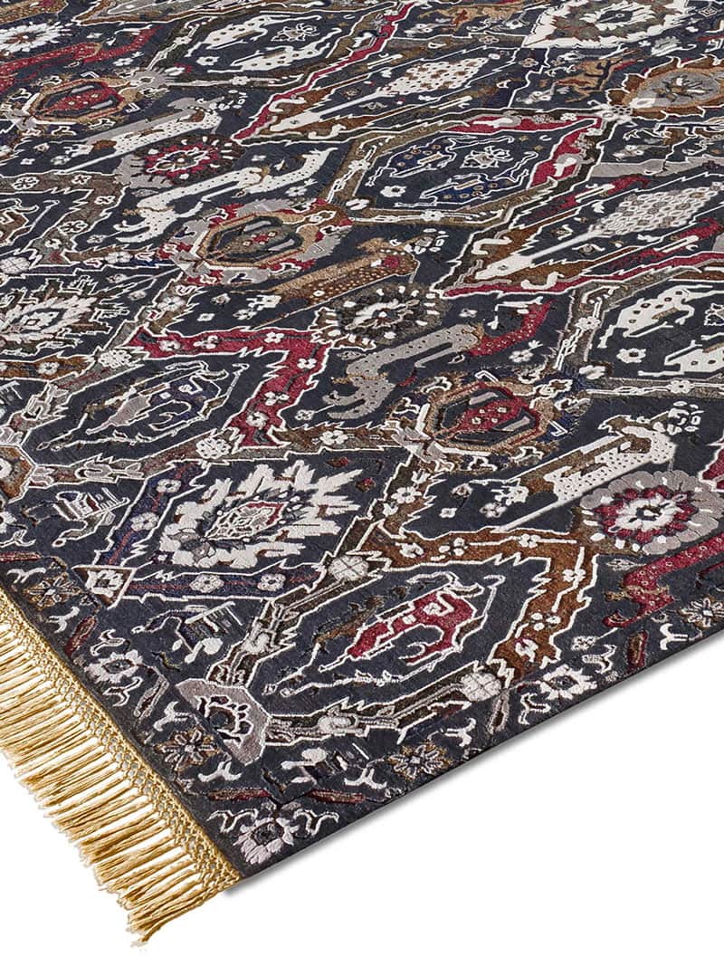 Tappeto Lusso KavaBagh Nero