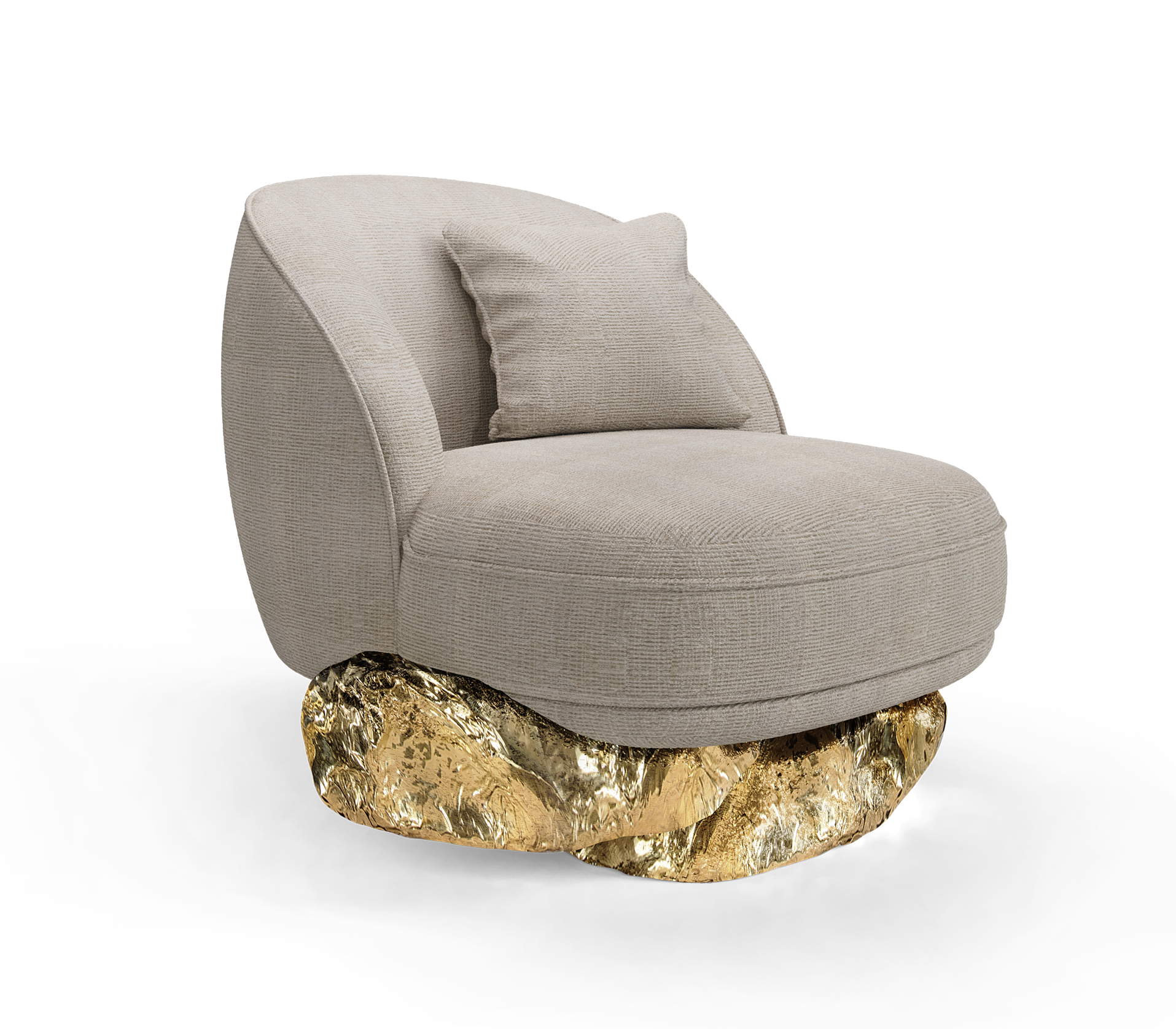 Poltrona Angora Toffee Baltico