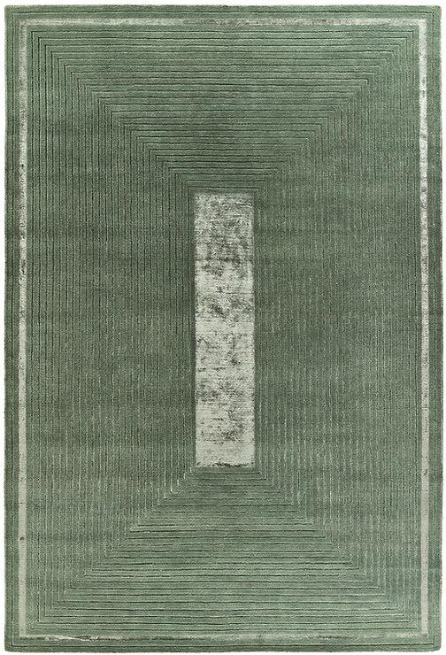 Tappeto Verde Cornice