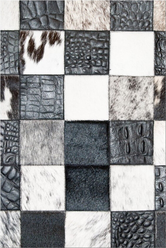 Tappeto Mosaic Black & White | Misura: 160 × 220 cm