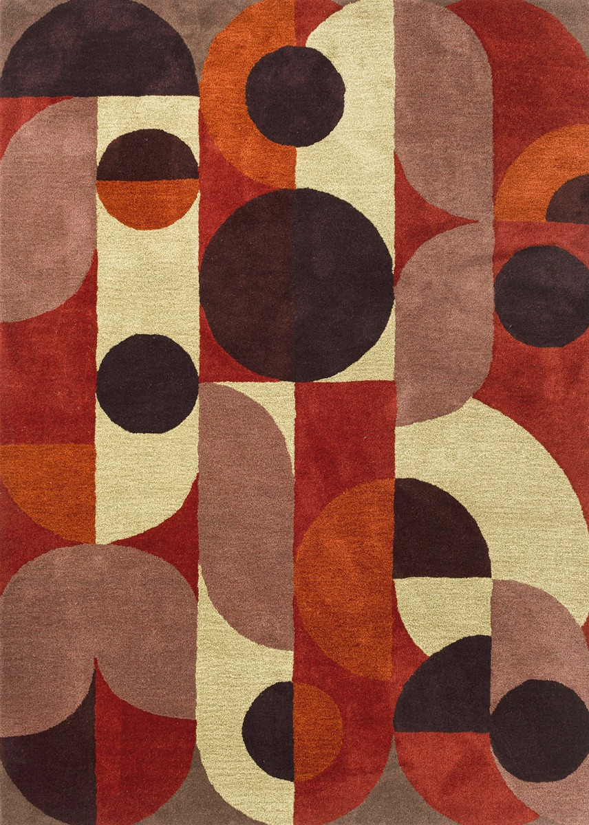 Tappeto Decor Cosmo Rosso Verde Chiaro 95203