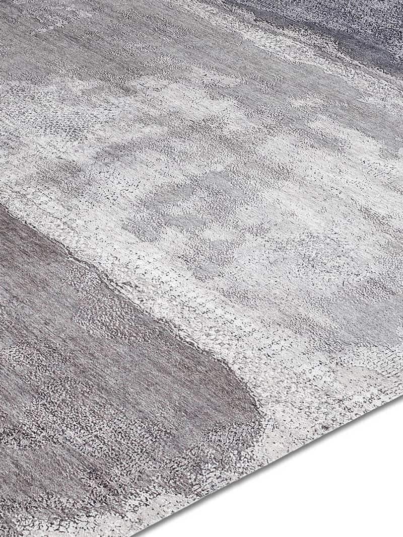 Tappeto Tessuto Grigio/Bianco/Argento | Misura: 300 × 400 cm
