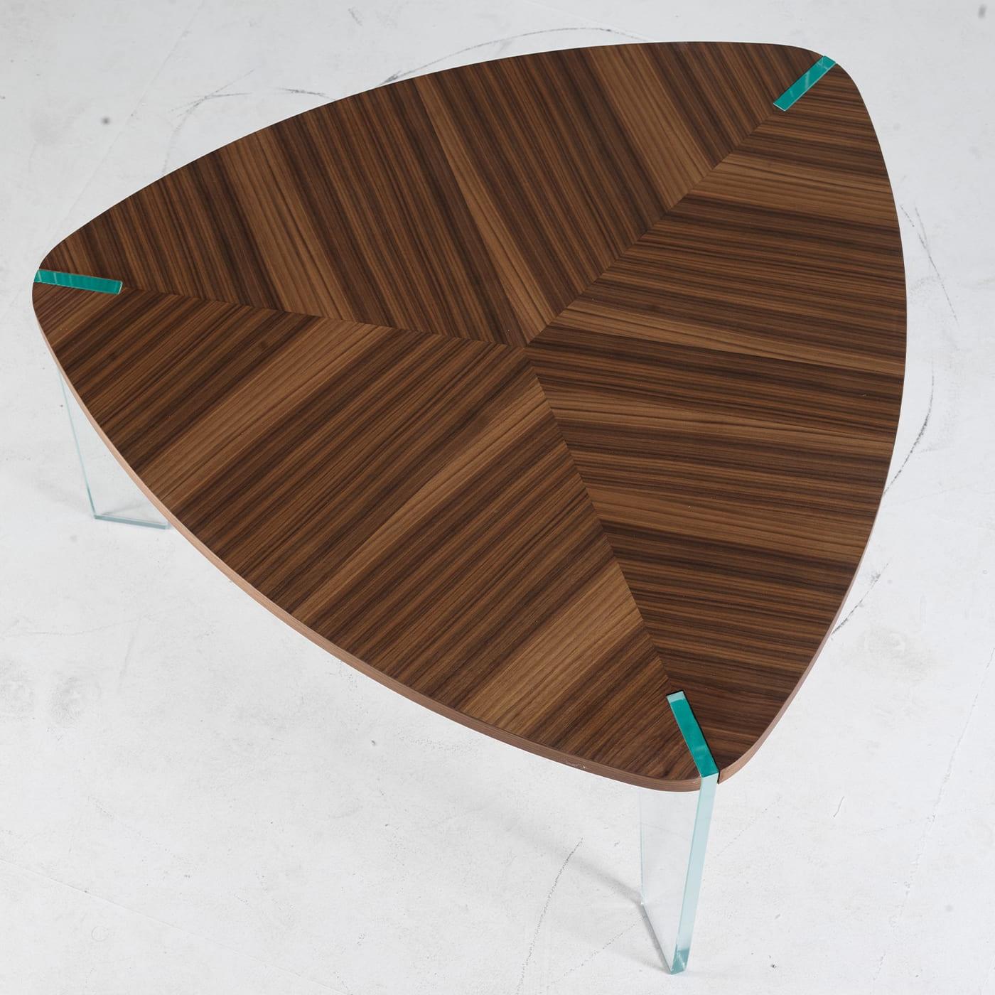 Tavolino Marrone Sospeso | Dimensioni: Ø 60 cm