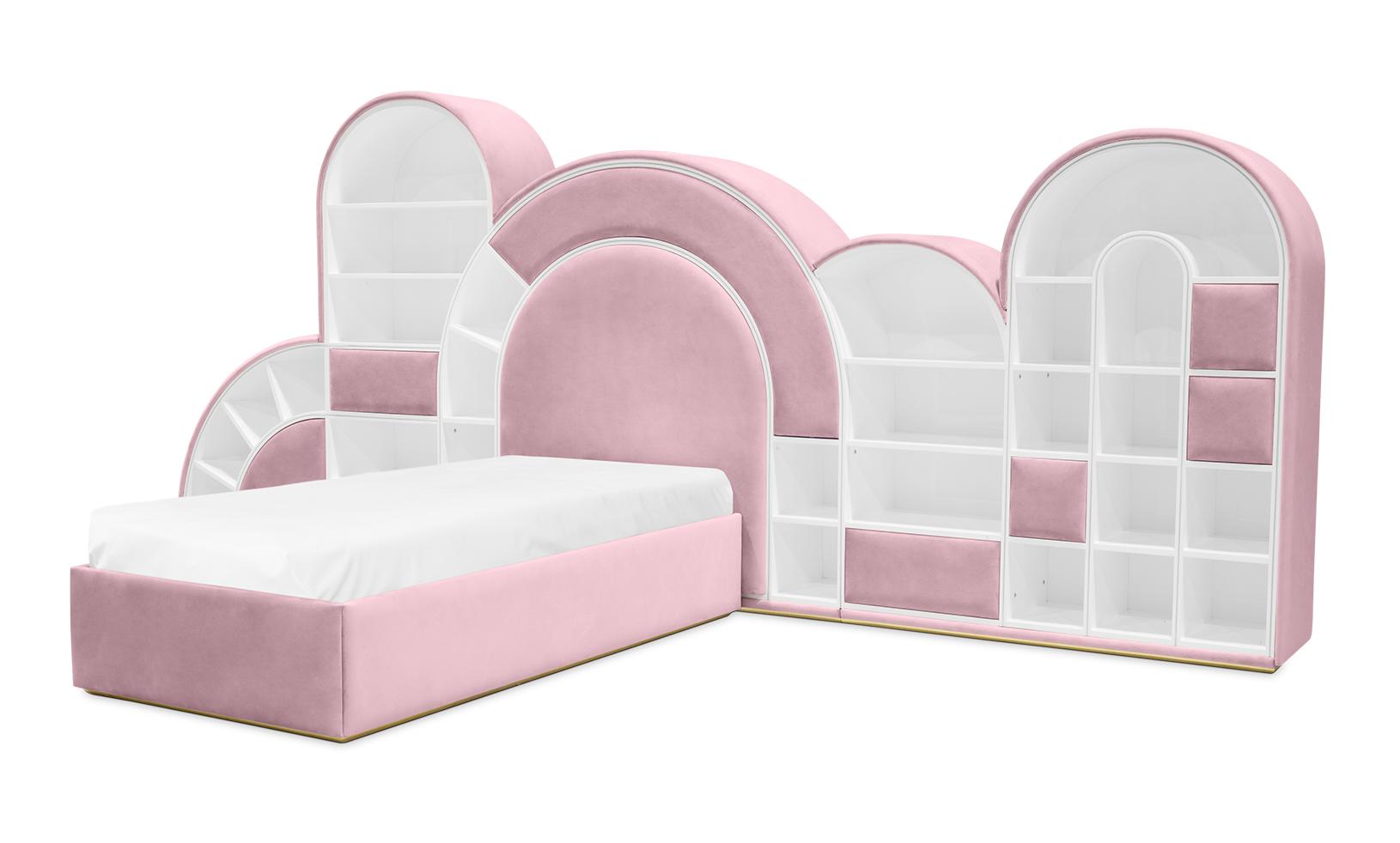 Letto Per Bambini Bubblegum Marshmallow Pink