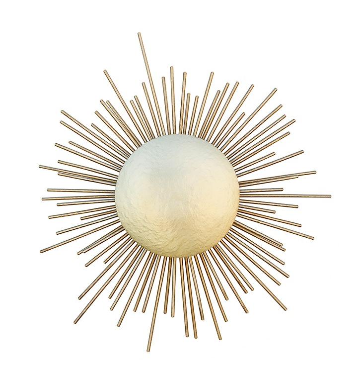 Applique da Parete Radiante in Ottone