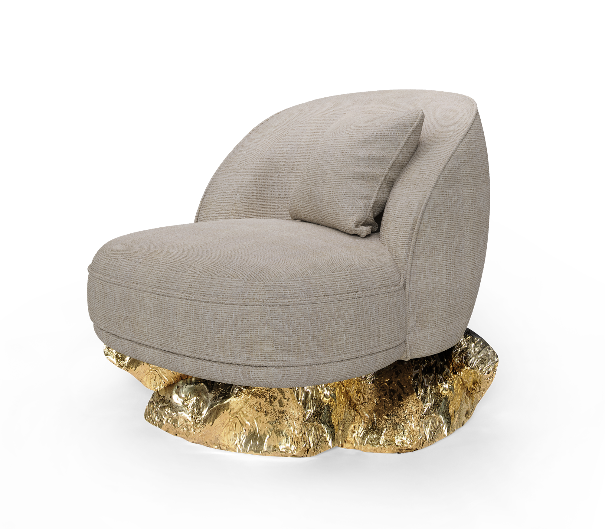 Poltrona Angora Toffee Baltico