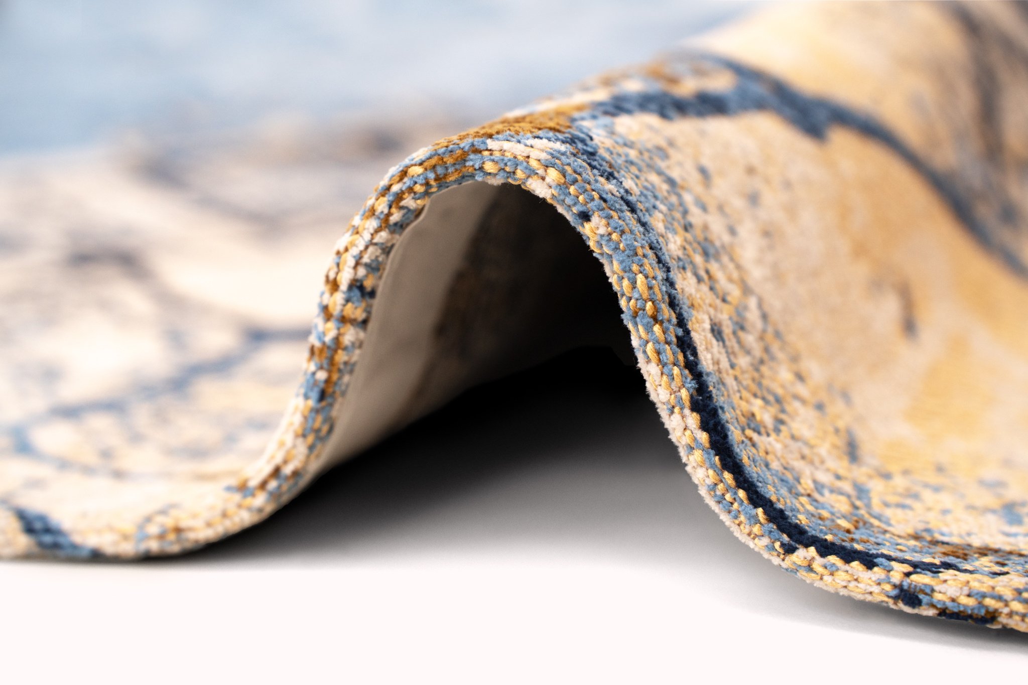 Tappeto Rotondo Mare Dorato 9698 Tappeto Rotondo Mare Dorato 9698