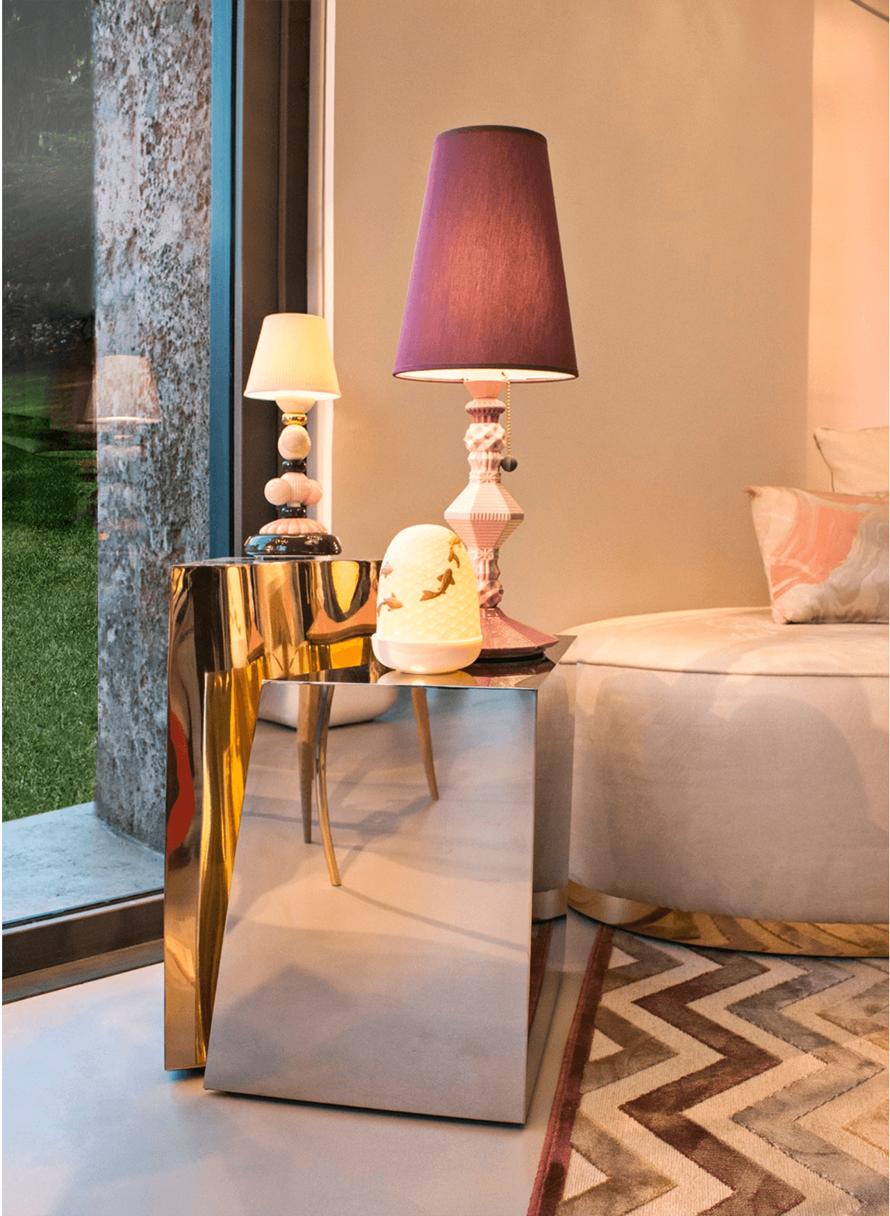 Tavolino Laterale Fissure Tavolino Laterale Fissure