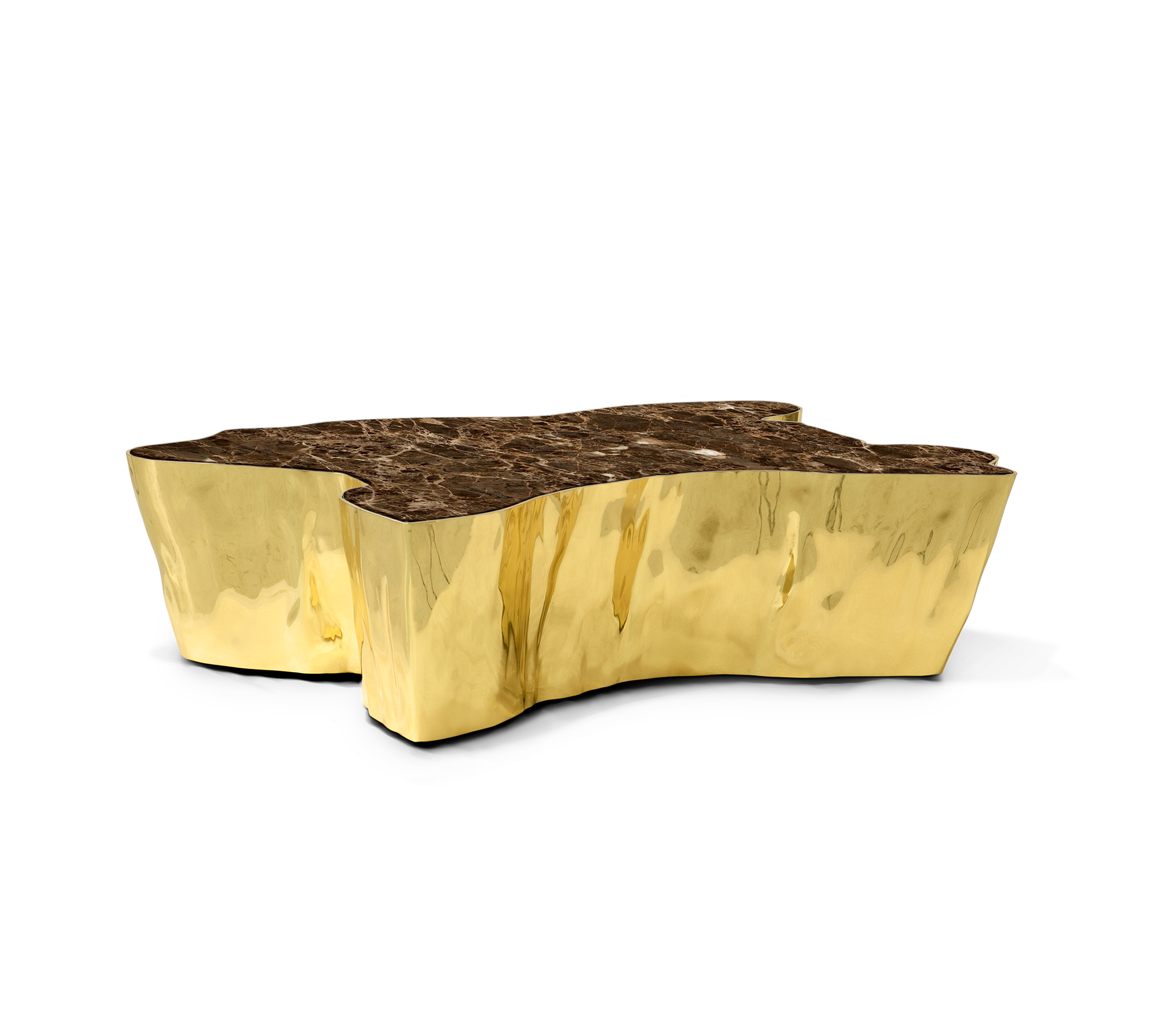 Tavolo in Pietra Marrone Paradise | Dimensioni: L 138 × P 95 × H 36 cm Tavolo in Pietra Marrone Paradise | Dimensioni: L 138 × P 95 × H 36 cm