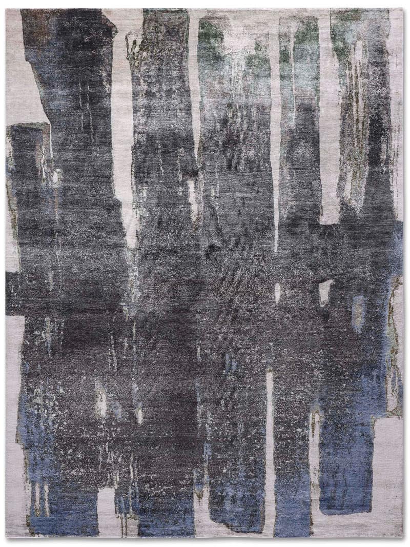 Tappeto Tessuto Nero/Beige | Misura: 250 × 300 cm