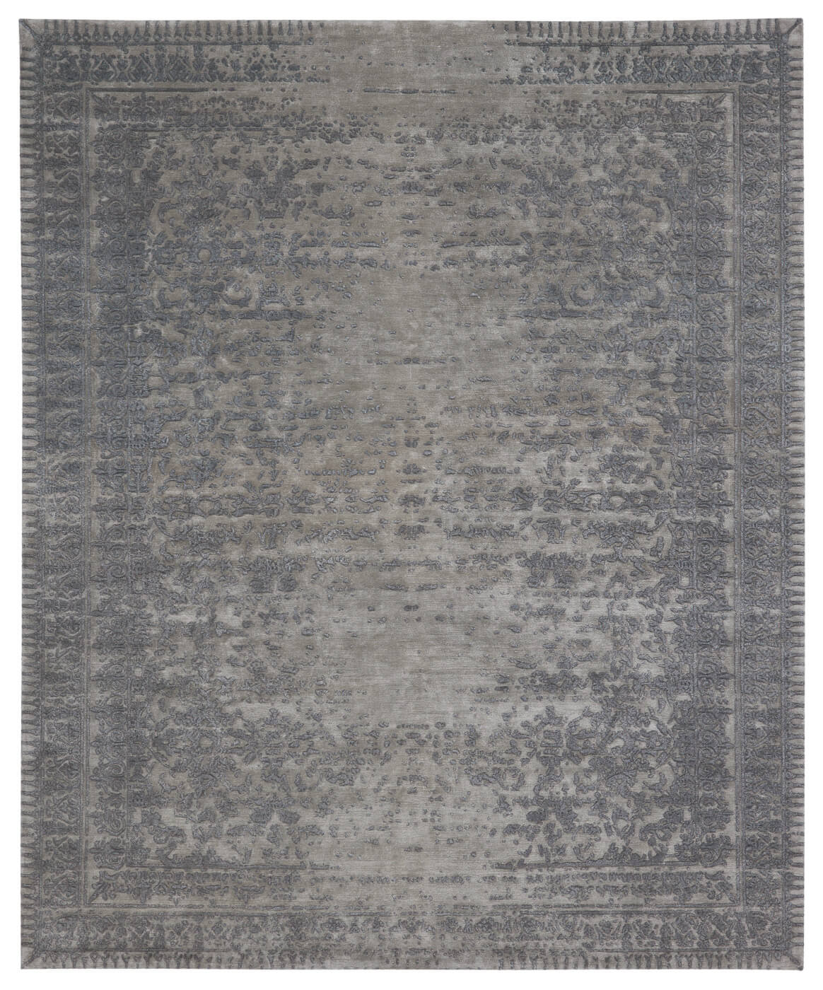 Tappeto Ferrara Stomped Reverse Grigio 2 | Misura: 400 × 500 cm